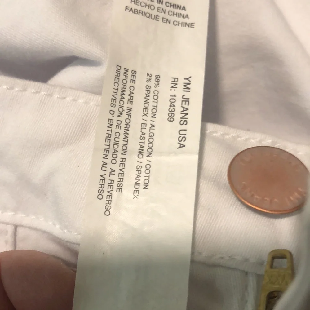 YMI White Cargo Joggers, size 13/31 - Picture 8 of 14